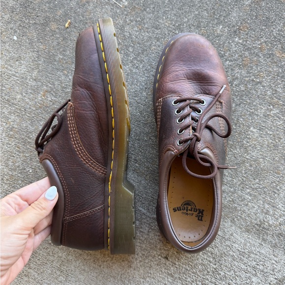 Dr. Martens Dark Brown Leather Oxfords - Picture 8 of 8